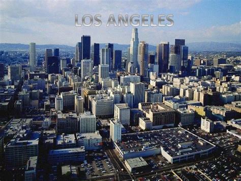 Ppt Los Angeles Powerpoint Presentation Free Download Id2325513