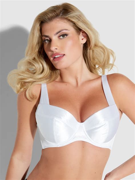 Va Va Voom Satin Full Figure Push Up Bra Fredericks Of Hollywood Fredericks Of Hollywood