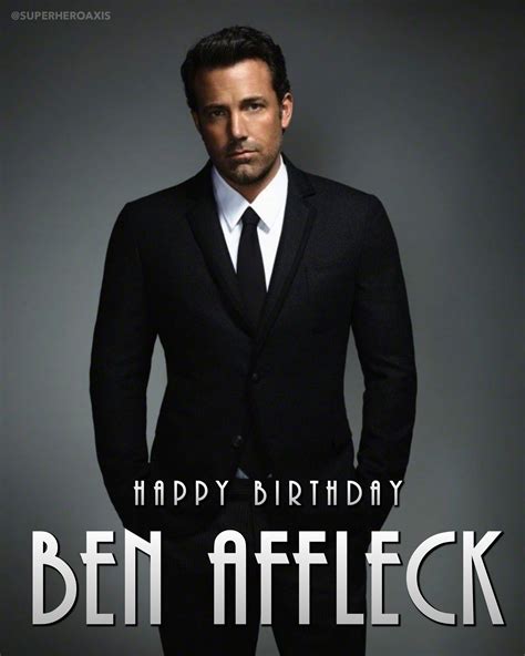 Happy Birthday Ben Affleck Thank You For Being Our Batman 🦇 R Dc Cinematic