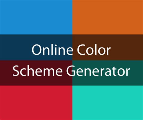 Online Color Scheme Generator [and Color Picker]