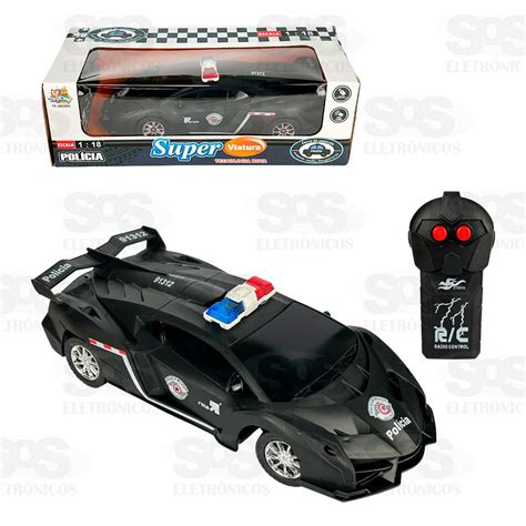 Super Viatura Policial De Controle Remoto Toy King TK AB5999