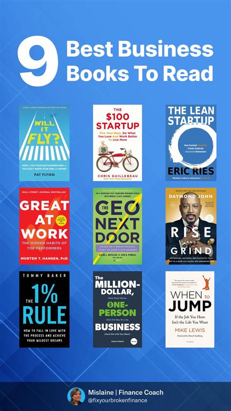 Best Business Books To Read Business Books Entrepreneur Books