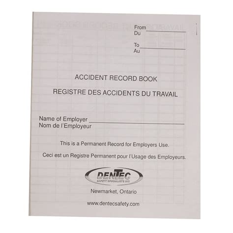 Accident Report Book | First Aid Supplies | Shop Wurth Canada