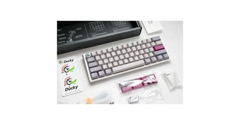 Ducky One Mist Grey Mini Toetsenbord Lichtgrijs Us Lay Out Cherry