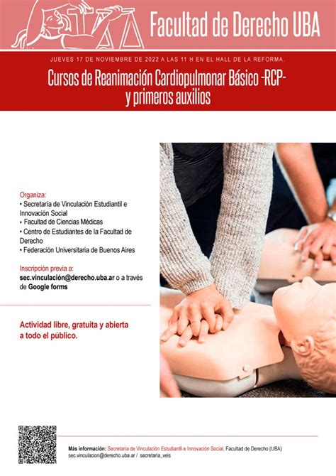 Cursos de Reanimación Cardiopulmonar Básico RCP y primeros auxilios