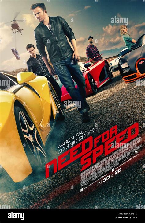 Need for Speed Year : 2014 USA / UK Director : Scott Waugh Aaron Paul ...