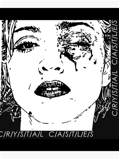 Crystal Castles Alice Practice Poster For Sale By Selahmcorar