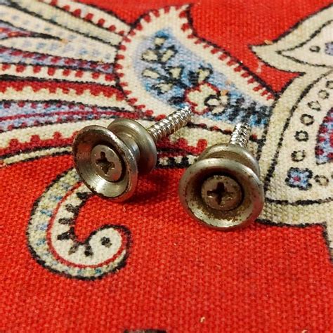 Vintage 1974 Fender Strap Buttons W Screws Reverb