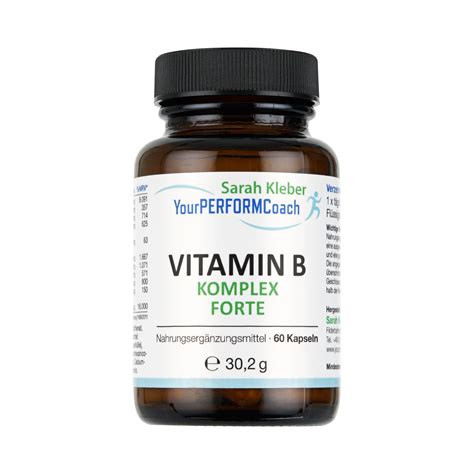 Yourperformcoach Vitamin B Komplex Forte