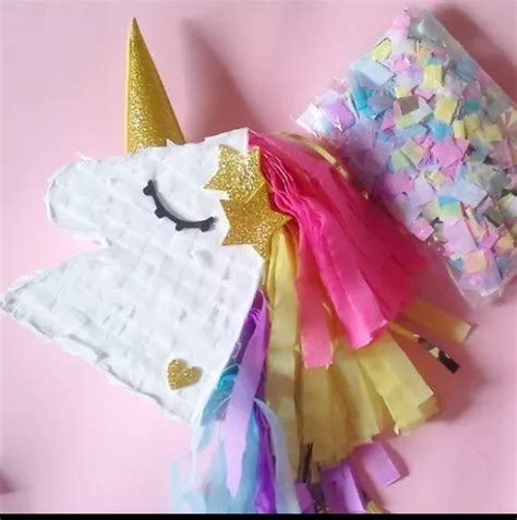 Mini Piñatas Unicornio Con Relleno Sorpresa MercadoLibre