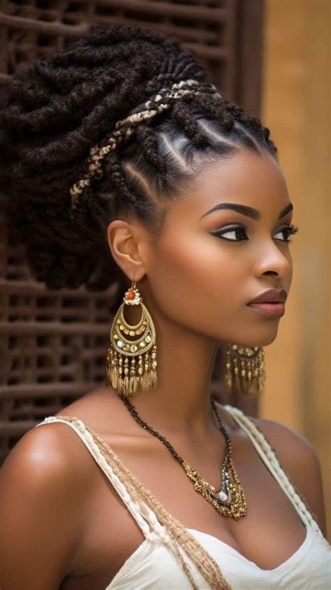 Beautiful Dark Skinned Women Beautiful Black Women Braided Hairstyles