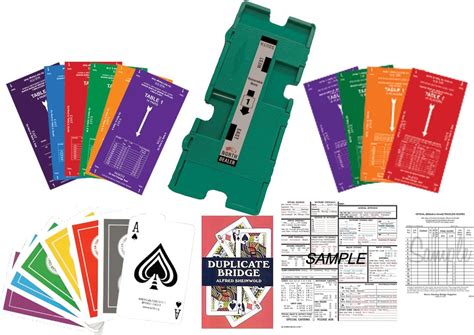 Amazon Baron Barclay Duplicate Bridge Kit For Up To Players