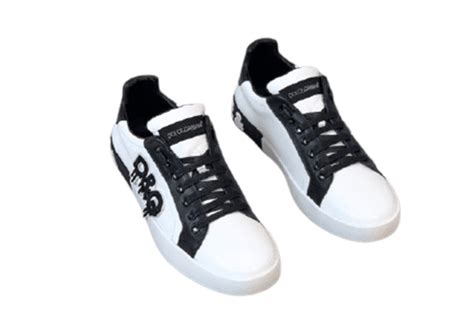 דולצ ה וגבאנה D G Shoes White Black MALLSHOES קניון המותגים