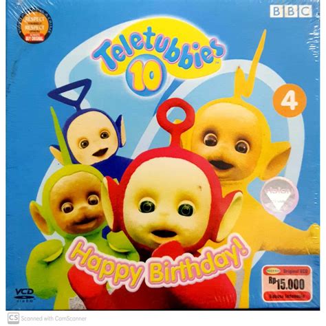 Jual Teletubbies 10 Happy Birthday Vol 4 VCD Original Shopee