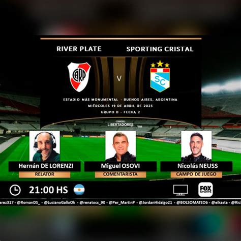 Cristal Vs River En Vivo Minuto A Minuto Vía Espn Fox Sports