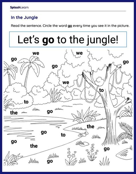 Learn The Word Go Ela Worksheets Splashlearn Worksheets Library