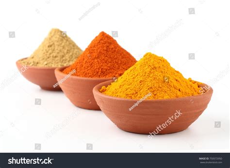 Indian Spices Colour Full Spices Glass Stock Photo 750572950 | Shutterstock