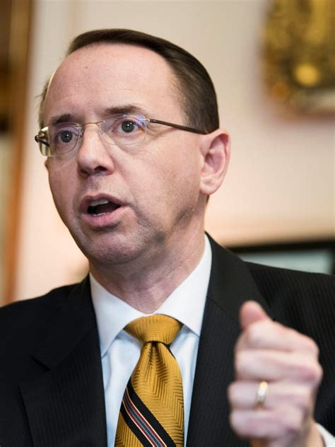 Rod Rosenstein Deputy Attorney General Fully Supports Robert Mueller