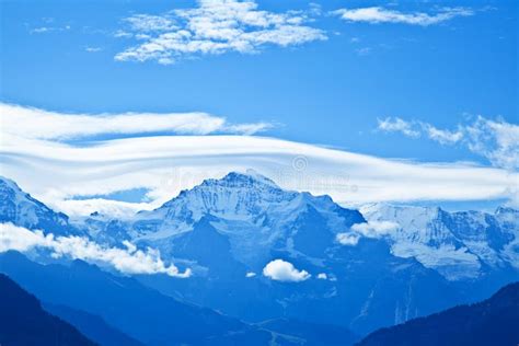 Jungfrau Mountain Range, Switzerland Stock Image - Image of alpine ...