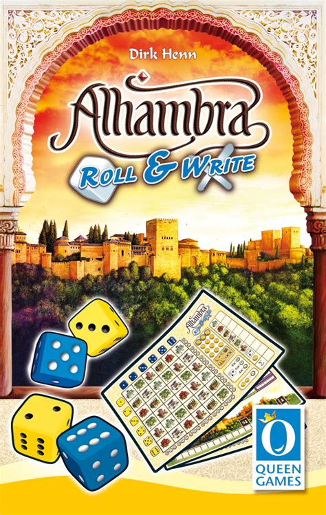 Alhambra Roll Write Juego De Mesa Ludonauta Es