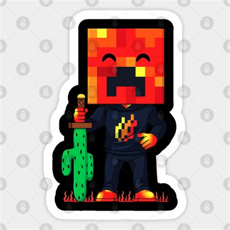 Preston Playz Minecraft Skin Preston Playz Minecraft Skin Sticker Teepublic