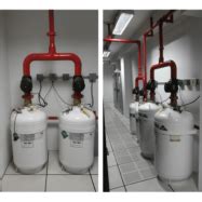 HFC 227ea FM 200 Fire Suppression System Depot Safety