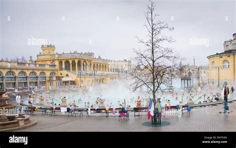 Szechenyi thermal bath Stock Photo - Alamy