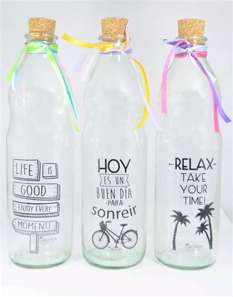 Vinilos Para Decorar Frascos Botellas Pack X Stickers Mebuscar