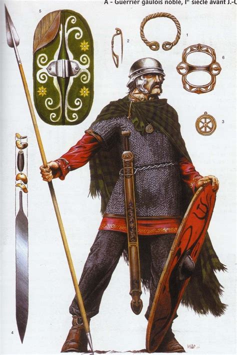 British Celtic Nobleman Celtic Warriors Gaul Warrior Ancient Warfare