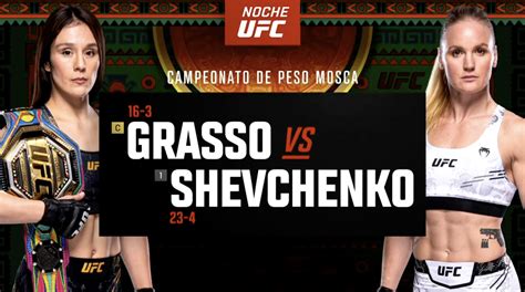 Noche UFC: Alexa Grasso vs Valentina Shevchenko Highlights Video ...