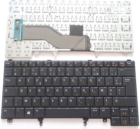 French Azerty Backlit Keyboard For Dell Latitude Amazon Co Uk Electronics