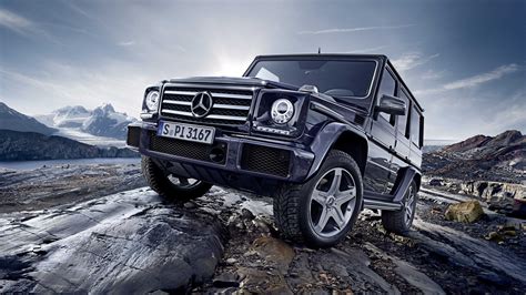 Luxury Cars Mercedes Benz G 500 Daytime Photo Class Black Blue G