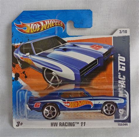 Your Store Hotwheels 69 Pontiac Gto Blue Hw Racing