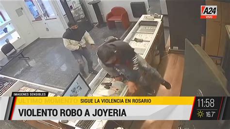 Violento robo a una reconocida joyería en Rosario