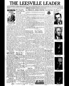 Leesville Leader Newspaper Archives, Mar 2, 1944, p. 1