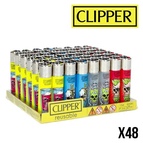 Clipper Bone Portraits Display De 48 Briquets Disponible Sur S