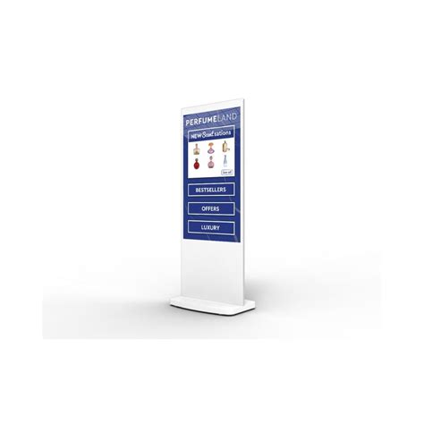 Allsee Allsee 50 White Freestanding PCAP Touch Screen Posters L50HD9