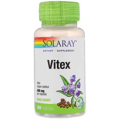 Vitex 400 Mg 100 Gélules Solaray