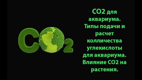 СО2 для аквариума Типы подачи и расчет для аквариума - YouTube