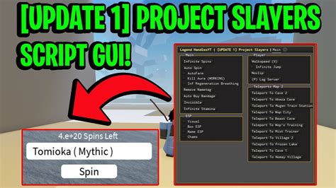 [update 1 5🎆🥶] Project Slayers Script Gui Hack Infinite Spins Autofarm And More Pastebin