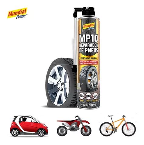 Spray Reparador Instant Neo De Furo Pneu Carro Bike Moto