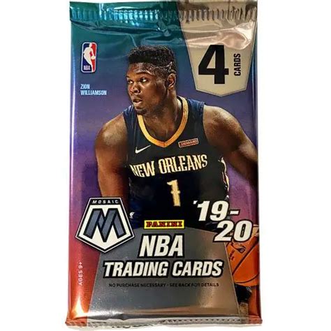 Nba Panini Prizm Mosaic Basketball Trading Card Hanger Box