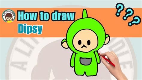 How To Draw Dipsy Teletubbies Step By Step Drawidea