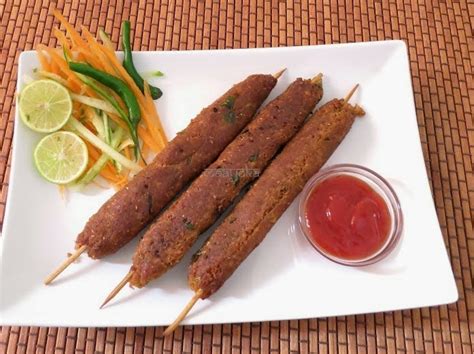 Soya Seekh Kabab Recipe Maayeka