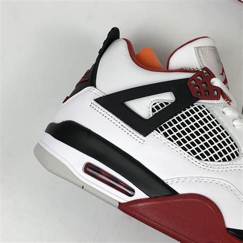 Air Jordan 4 “Fire Red” White/Fire Red-Black-Tech Grey – The Sole Line