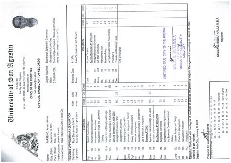 Attested Transcript Of Records And Diploma Ppt