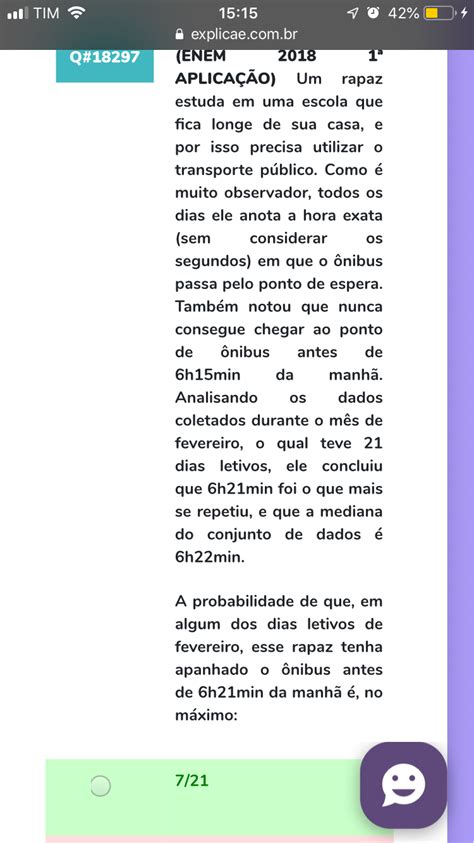 Ol Poderia Me Explicar A Resolu O Dessa Quest O Explica