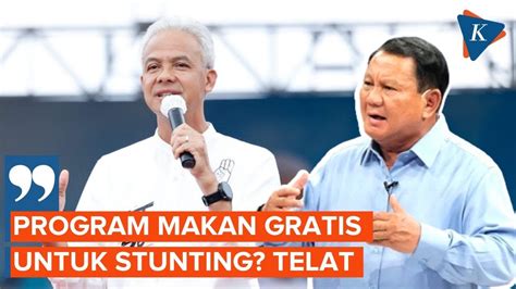 Saat Ganjar Singgung Prabowo Soal Program Makan Siang Gratis Untuk