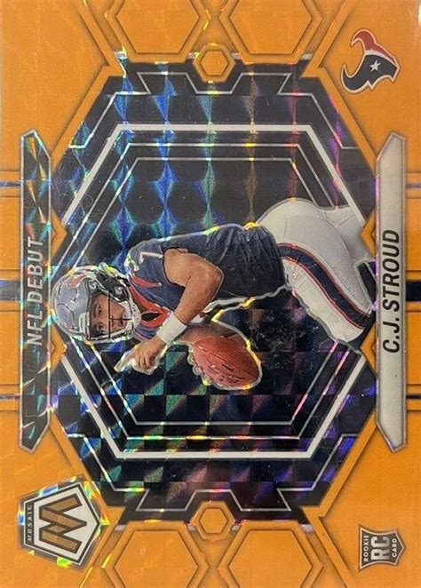 Cj Stroud Mosaic Nd Nfl Debut Orange Fluorescent Price