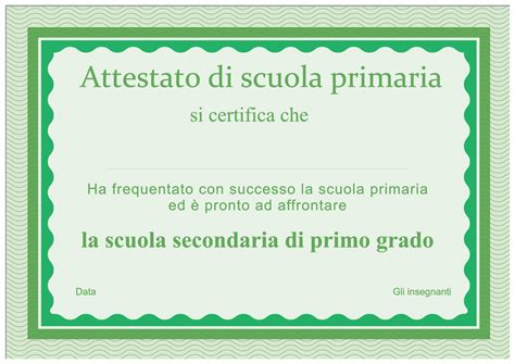 Attestati Scuola Primaria Sorellemaestre